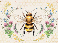 ND849 - Bee and Wildflowers - 16x12