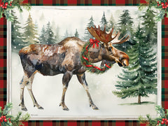 ND860 - Christmas Moose - 16x12