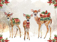 ND861 - Deer Christmas Trio - 16x12