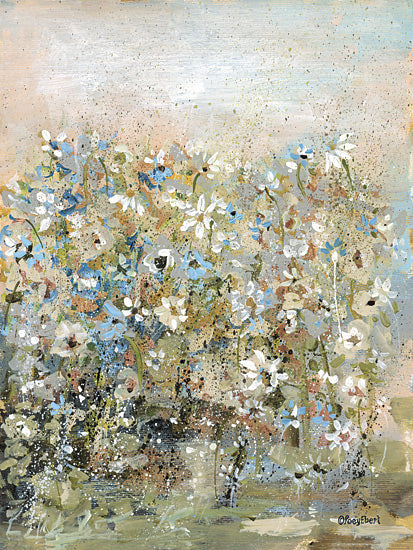 Roey Ebert REAR446 - REAR446 - Field of Flowers - 12x16 floral, spring, garden, flowers, abstract, colorful, impressionistic, painterly, blooming, greenery from Penny Lane