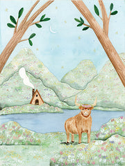 RN738 - Happy Highland - 12x16