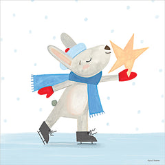 RN775 - Ice Skating Bunny  Predailys - 12x12