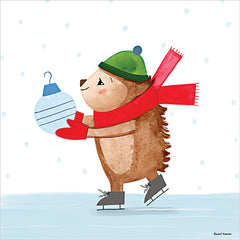 RN776 - Ice Skating Hedgehog    Predailys - 12x12