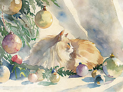 SA562 - Festive Feline Slumber - 16x12