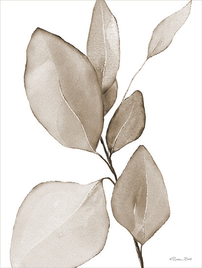 Susan Ball SB1431 - SB1431 - Neutral Simplicity Leaves 3 - 12x16 earth tone leaves, soft brown botanical, abstract foliage, modern rustic art, contemporary neutral wall decor from Penny Lane
