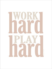 SB1482 - Work Hard Play Hard  - 12x16
