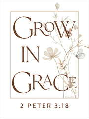 SB1502 - Grow in Grace Poster - 12x16