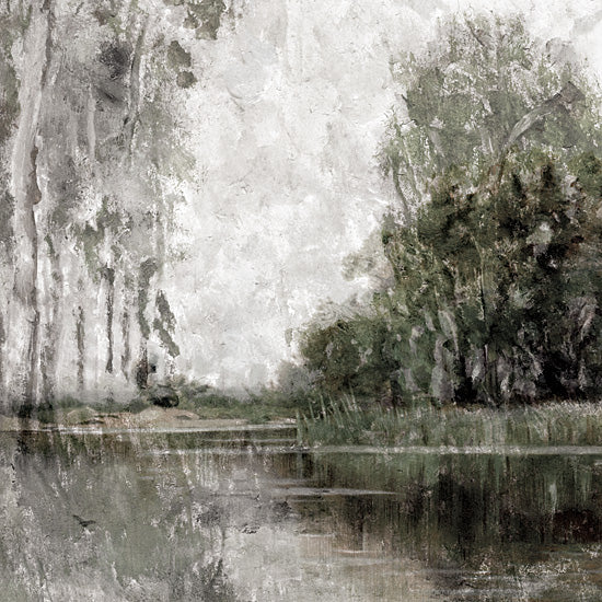 Stellar Design Studio SDS1344 - SDS1344 - Midday Calm    - 12x12 green forest reflections, foggy trees, tranquil water, dense vegetation, painterly effect, misty greenery, textured landscape from Penny Lane