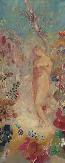 Stellar Design Studio SDS1500 - SDS1500 - Garden Beauty - 8x20 nude woman, flowers, surreal, dreamlike, colorful, abstract elements, fantasy, mythical, symbolic, soft textures from Penny Lane