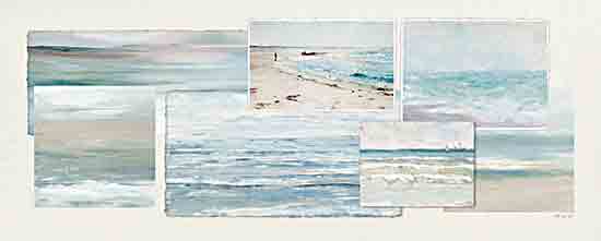 Stellar Design Studio SDS1507 - SDS1507 - Coastal Collage 2  - 20x8 beach collage, sea horizon, beach waves, sandy shore, peaceful ocean, summer mood, impressionist seascape, maritime art, sky and sea, ocean breeze from Penny Lane