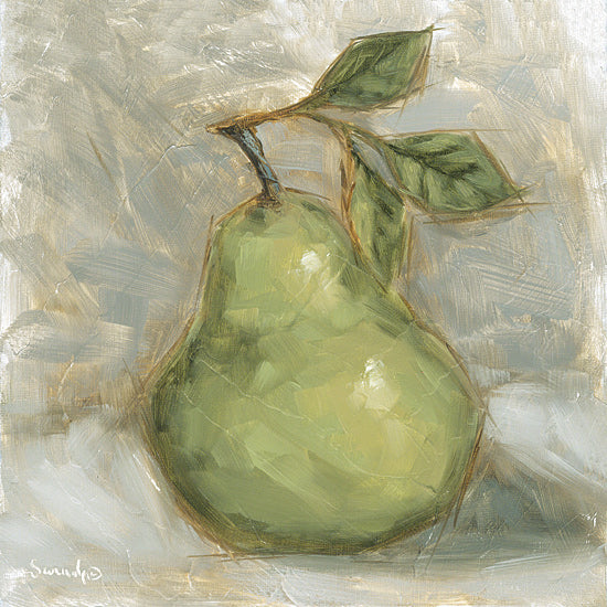 Sara G. Designs SGD379 - SGD379 - Rustic Pears - 12x12 abstract vase, modern art, colorful glass pattern, plant leaves, contemporary still life, artistic composition, geometric abstraction, minimalist background from Penny Lane