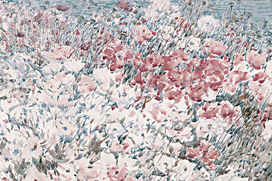 Seven Trees Design ST1150 - ST1150 - Flowering Fantasies - 18x12 poppy field, watercolor floral, pastel colors, wildflowers, outdoor scene, nature impression, romantic garden, springtime view, textured strokes from Penny Lane