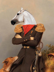 ST1182 - The Equestrian Strategist - 12x16