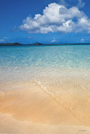 Catch A Star Fine Art STAR109 - STAR109 - Caribbean Beach Diptych I - 12x18 tropical shoreline, island coast, sea and sky, beach paradise, gentle waves, relaxing ocean view, scenic nature from Penny Lane