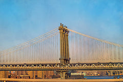 STAR242 - Manhattan Bridge at Sunset - 18x12