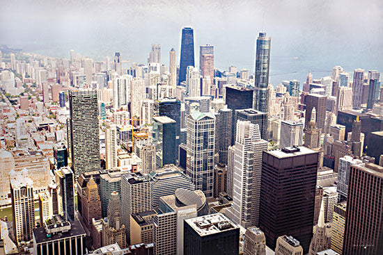 Catch a Star Fine Art STAR252 - STAR252 - Chicago from Above - 18x12 Chicago skyline, skyscrapers, cityscape, high-rise buildings, urban sprawl, aerial view, contemporary architecture, urban planning from Penny Lane