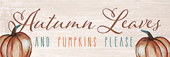 YND264 - Autumn Leaves and Pumpkins Please - 36x12