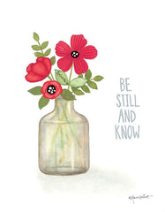 ALP2077 - Red Blossoms - Be Still - 12x16