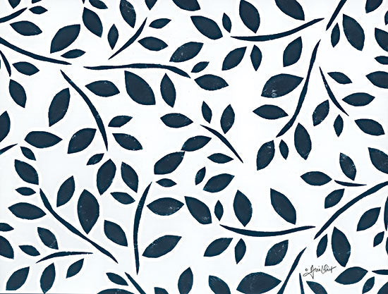 Annie LaPoint ALP2097 - ALP2097 - Black & Gray #4   - 16x12 Leaves, Patterns, Black, Gray, Fall from Penny Lane