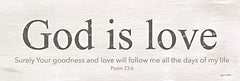 ALP2345 - God is Love - 18x6