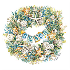ART1200 - Coastal Beach Wreath - 12x12