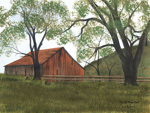 Billy Jacobs BJ1158 - The Old Brown Barn - Farm, Trees, Barn, Country from Penny Lane Publishing