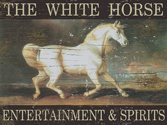 BJ205 - White Horse - 16x12
