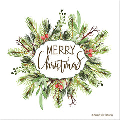 BLUE369 - Merry Christmas Greenery I    - 12x12