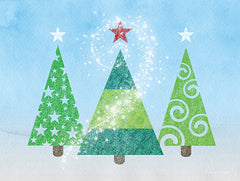 BLUE429 - Very Merry Trees I - 16x12