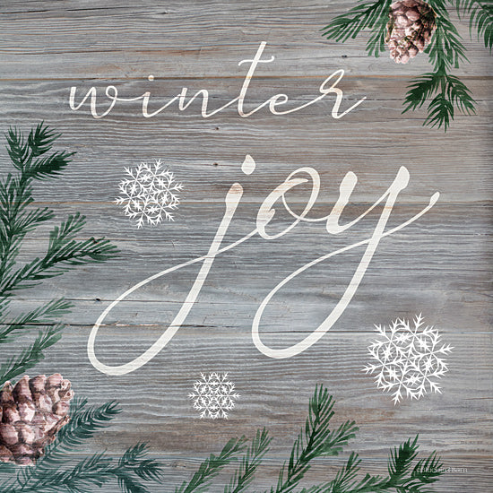Bluebird Barn BLUE438 - BLUE438 - Winter Joy - 12x12 Signs, Typography, Winter Joy, Pine Trees, Snowflakes from Penny Lane