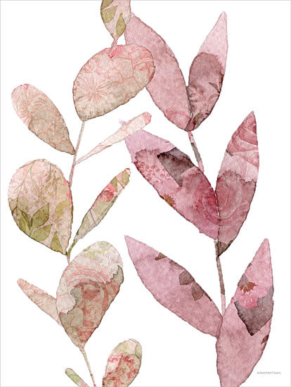 Bluebird Barn BLUE506 - BLUE506 - Meadow Flora Botanical I - 12x16 Abstract, Flowers, Botanical, Leaves, Pink Green from Penny Lane