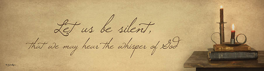 Susie Boyer BOY245 - Let Us be Silent - Candles, Books, Inspiring, Signs from Penny Lane Publishing