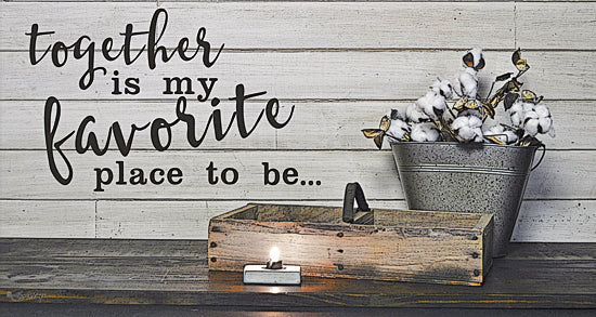 Susie Boyer BOY389 - Together - Galvanized Bucket, Cotton, Box, Candle, Together from Penny Lane Publishing