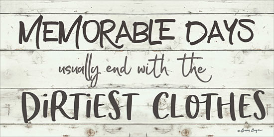 Susie Boyer BOY420 - Memorable Days - 24x12 Laundry, Humorous, Calligraphy from Penny Lane