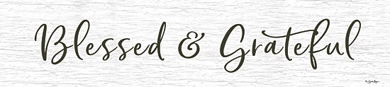 Susie Boyer BOY500 - BOY500 - Blessed & Grateful    - 18x4 Blessed, Grateful, Family, Wood Background, Signs from Penny Lane