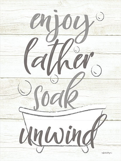 Susie Boyer BOY660 - BOY660 - Time in the Tub - 12x16 Bath, Bathroom, Bathtub, Typography, Signs, Wood Planks from Penny Lane