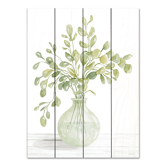 Cindy Jacobs CIN3019PAL - CIN3019PAL - Eucalyptus Beauty II - 12x16 Eucalyptus, Greenery, Vase, Sage Green, Still Life, Neutral Palette from Penny Lane