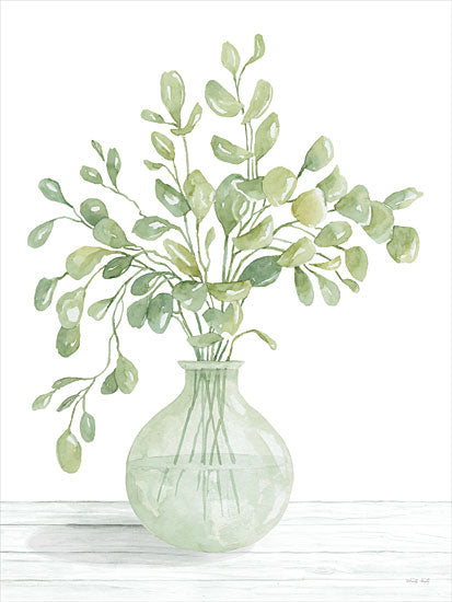 Cindy Jacobs CIN3019 - CIN3019 - Eucalyptus Beauty II - 12x16 Eucalyptus, Greenery, Vase, Sage Green, Still Life, Neutral Palette from Penny Lane