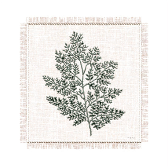 Cindy Jacobs CIN3813 - CIN3813 - Embroidered Leaves III - 12x12 Folk Art, Leaves, Embroidered Leaves, Sewing, Arts & Crafts, Nature, Botanical from Penny Lane