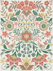 CTD200 - Folk Floral - 12x16