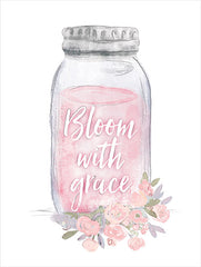DOG137 - Bloom with Grace Jar - 12x16