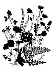 DOG170 - Inked Flowers - 12x16