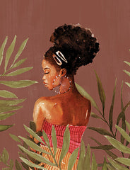 DOG194 - Behind the Leaves - 12x16