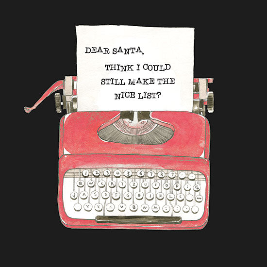 Dogwood Portfolio DOG195 - DOG195 - Dear Santa - 12x12 Letter to Santa, Christmas, Holidays, Typewriter, Humorous, Signs from Penny Lane