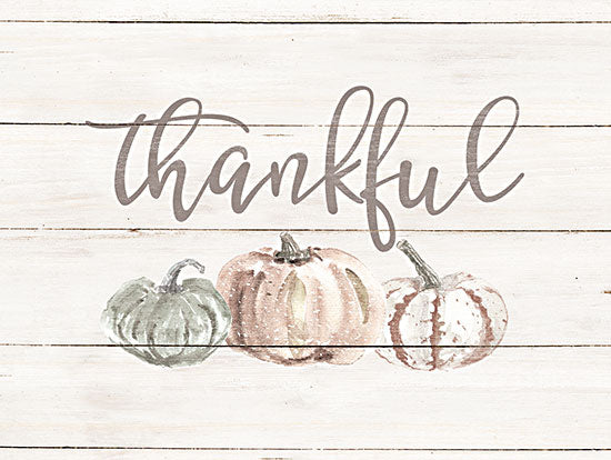 Dogwood Portfolio DOG225 - DOG225 - Thankful - 16x12 Thanksgiving, Thankful, Pumpkins, Fall, Still Life, Wood Slats, Inspirational from Penny Lane