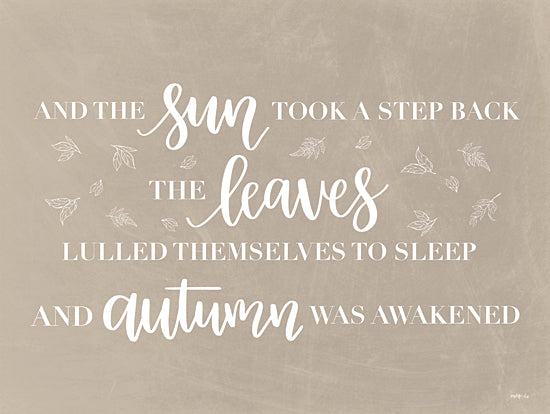 Imperfect Dust DUST503 - DUST503 - Autumn Was Awakened - 16x12 Signs, Typography, Autumn, Leaves, Inspirational from Penny Lane