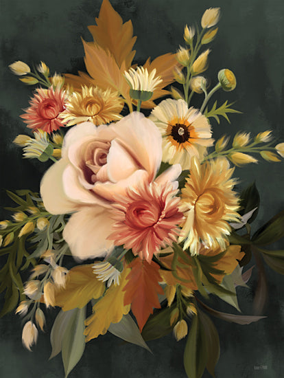 House Fenway FEN467 - FEN467 - Romantic Autumn I - 12x16 Flowers, Bouquet, Autumn, Fall Colors, Botanical from Penny Lane