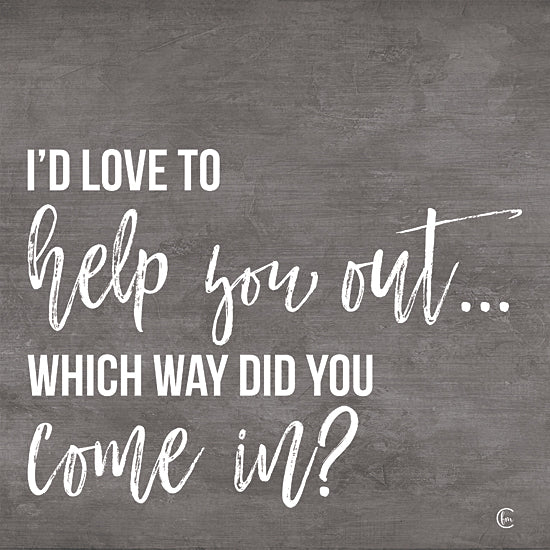 Fearfully Made Creations FMC229 - FMC229 - Help You Out - 12x12 Help You Out, Humorous, Signs from Penny Lane