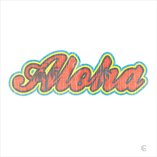 Fearfully Made Creations FMC262 - FMC262 - Aloha Retro - 18x12 Aloha, Hawaiian, Hello, Goodbye, Love, Greeting, Retro, Sign from Penny Lane