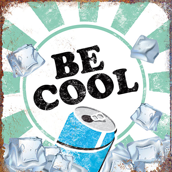 JG Studios JGS350 - JGS350 - Be Cool - 12x12 Be Cool, Ice, Soda Can, Humor from Penny Lane